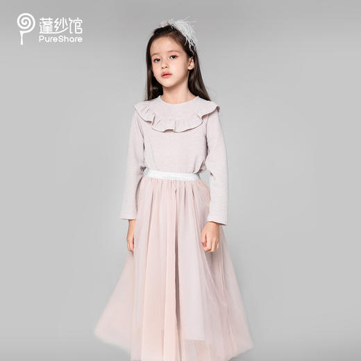 非质量问题不退换哦~pureshare蓬纱馆 儿童毛衣女童打底针织衫套头冬装洋气宝宝毛线衣 商品图0