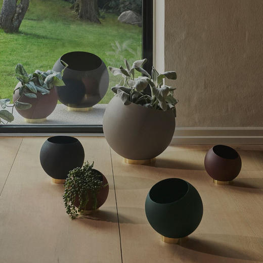 丹麦【AYTM】GLOBE系列玻璃圆花瓶 商品图3