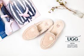 【澳洲直邮】 OZWEAR UGG 毛豆豆鞋 新款羊毛心形乐福鞋 女鞋OB398(下单请备注颜色尺码35-39）JPY带授权招加盟代理