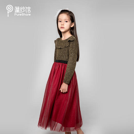 非质量问题不退换哦~pureshare蓬纱馆 儿童毛衣女童打底针织衫套头冬装洋气宝宝毛线衣 商品图3