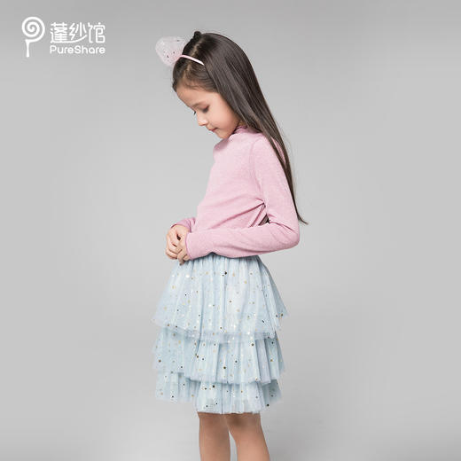 非质量问题不退换哦~pureshare蓬纱馆 儿童毛衣女童打底针织衫套头冬装洋气-沙硕针织衫 商品图2