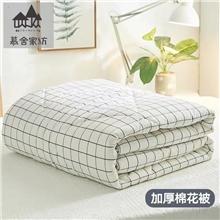 橙可爱全棉水洗棉棉花被19017 1.5x2.0m（每批花色样式不同 随机发） 