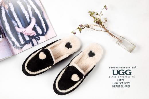 【澳洲直邮】 OZWEAR UGG 毛豆豆鞋 新款羊毛心形乐福鞋 女鞋OB398(下单请备注颜色尺码35-39）JPY带授权招加盟代理 商品图1