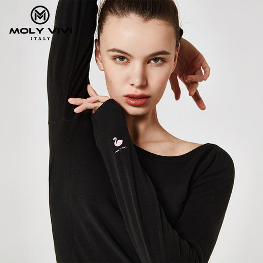 【轻松秀出天鹅臂 黑科技热能天鹅衣】告别臃肿体态 秋冬战袍 MOLY VIVI保暖衣 商品图3