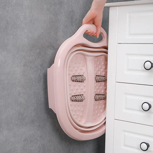 可折叠洗脚盆泡脚盆脚底按摩盆， 商品图2