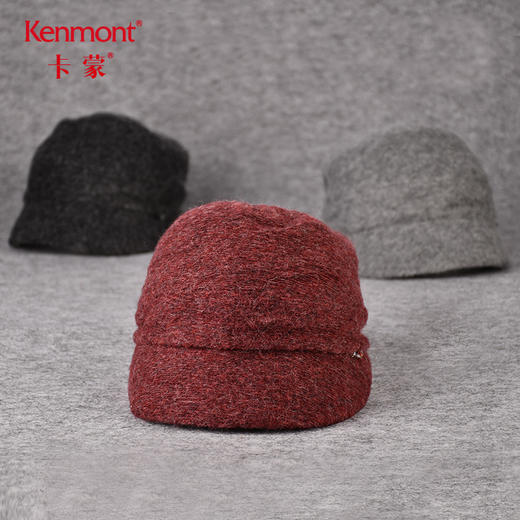 Kenmont卡蒙/冬季女英伦复古针织贝雷帽KM-5001 商品图3