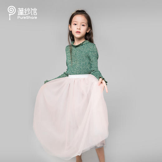 非质量问题不退换哦~pureshare蓬纱馆 儿童毛衣女童打底针织衫套头冬装洋气宝宝毛线衣 商品图0