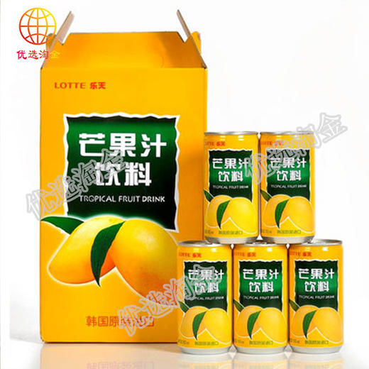 乐天芒果汁180ml/件 商品图0