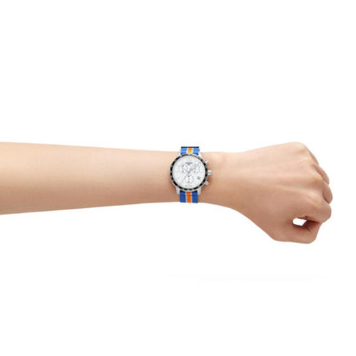 天梭Tissot 时捷系列NBA特别款T095.417.17.037.06尼龙带石英男表纽约尼克斯队 商品图4
