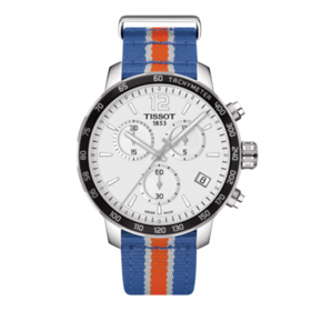天梭Tissot 时捷系列NBA特别款T095.417.17.037.06尼龙带石英男表纽约尼克斯队