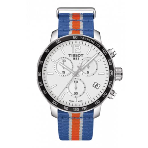 天梭Tissot 时捷系列NBA特别款T095.417.17.037.06尼龙带石英男表纽约尼克斯队 商品图0