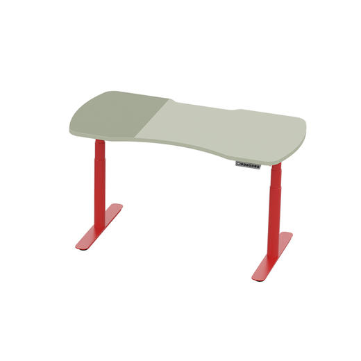 Motostuhl摩伽 Superpro双电机驱动电动升降桌木脚电脑电竞办公桌 商品图3