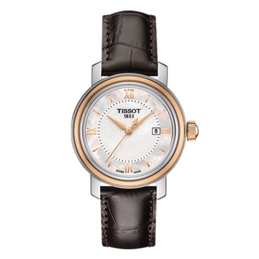 天梭tissot 港湾系列t097.010.26.118.00皮带石英女表