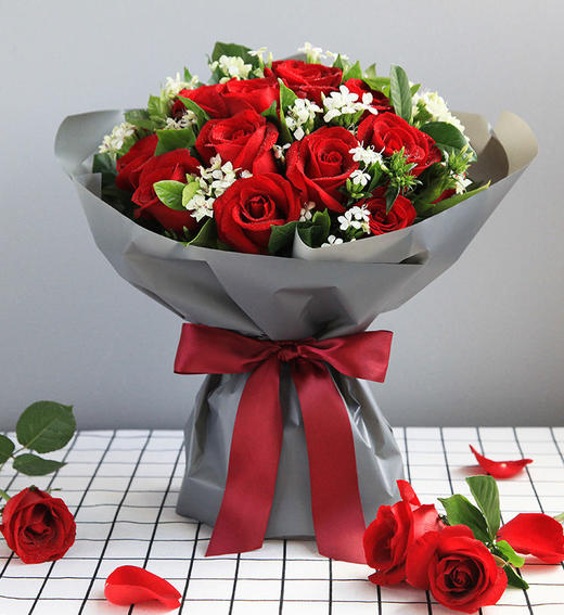 偷心--红玫瑰19枝-全国鲜花速递同城鲜花店配送生日花北京上海杭州广州深圳订花送花 商品图0