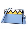 【服饰鞋包】包包女新款欧美拼色女包波浪纹斜挎小包女宽带小方包 商品缩略图2