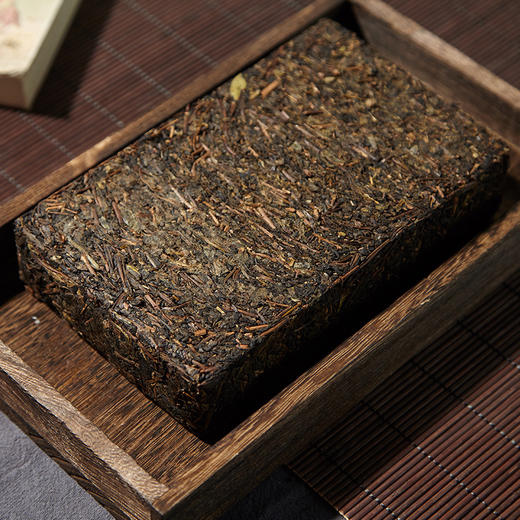 【安化黑茶】千秋界丨手筑茯砖 湖南安化黑茶 2017年 480g 金花繁茂，菌花香浓郁 商品图1