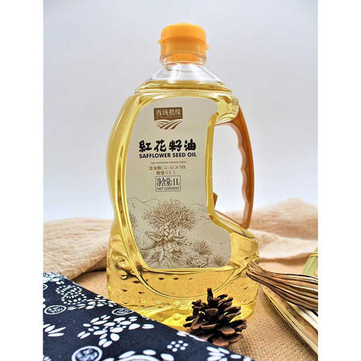 西域良缘——红花籽油1L 商品图1