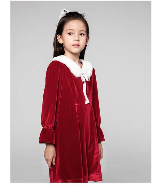 非质量问题不退换哦~蓬纱馆公主礼服圣诞系列丝绒小礼服-丝绒小礼服 商品图1