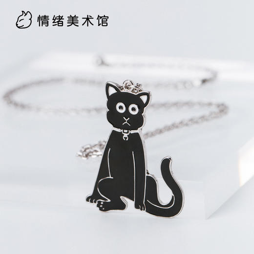 【魔女的黑猫】日本艺术家 JUN OSON 原创设计童趣 项链 商品图0