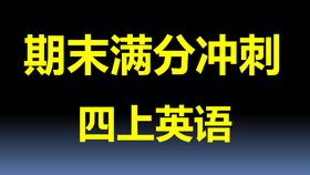 四上U5-U6考点与真题