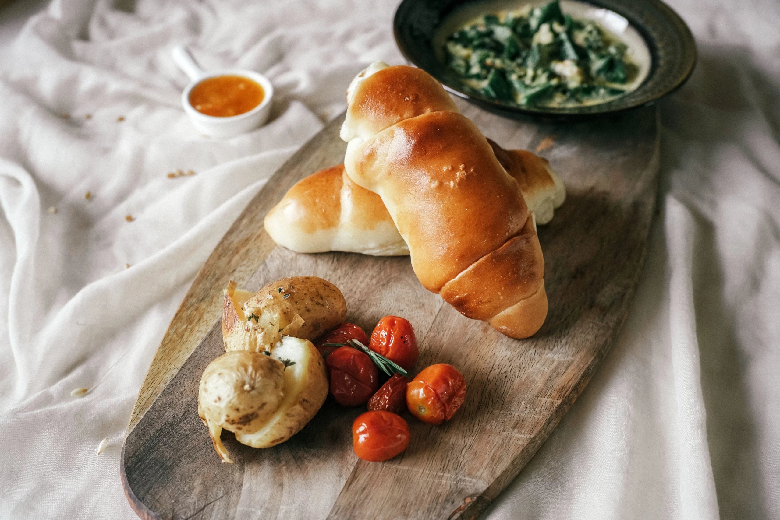 排队才能买到的日式海盐小餐包宝宝友好三个一组seasaltbreadrolls3