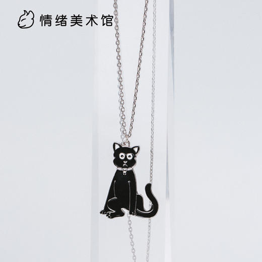 【魔女的黑猫】日本艺术家 JUN OSON 原创设计童趣 项链 商品图1