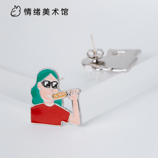 【HOT DOG跃跃欲吃】日本艺术家 JUN OSON 原创设计童趣耳钉 商品图2