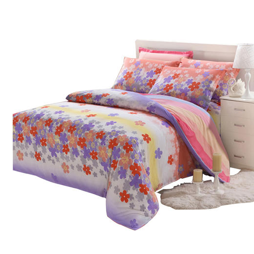 远梦雅沁纯棉被套（花色随机） 商品图1