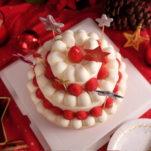 草莓城堡——三层草莓奶油蛋糕【需提前3小时预订】 商品图2