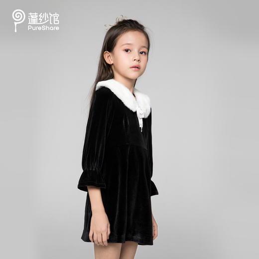 非质量问题不退换哦~蓬纱馆公主礼服圣诞系列丝绒小礼服-丝绒小礼服 商品图2