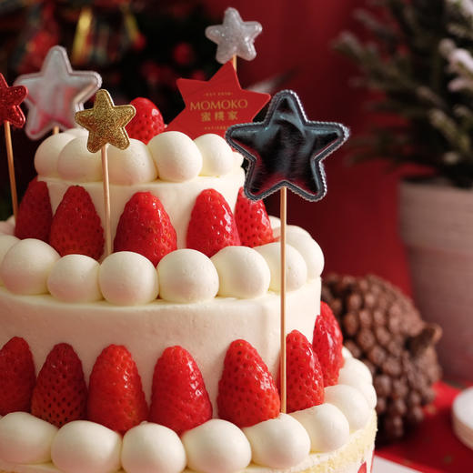 草莓城堡——三层草莓奶油蛋糕【需提前3小时预订】 商品图1