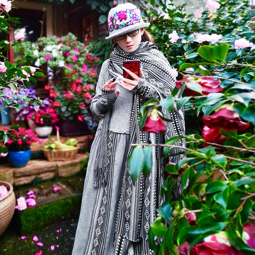 同晚醉民族风长围巾| 杨丽萍老师同款 | 现货加急发 商品图2