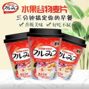 北海道卡乐比水果谷物麦片原味杯装50g