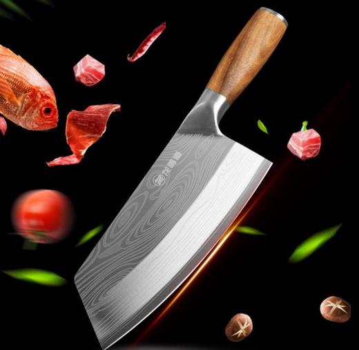 【刀具】菜刀家用不锈钢厨刀切片刀锻打手工中式厨师刀 商品图1