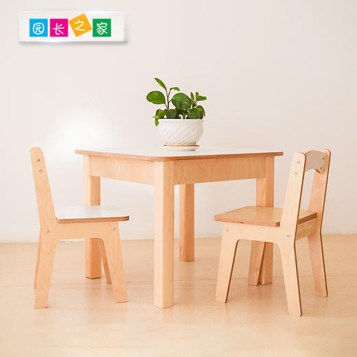 新款3-6岁桦木小椅子 商品图1
