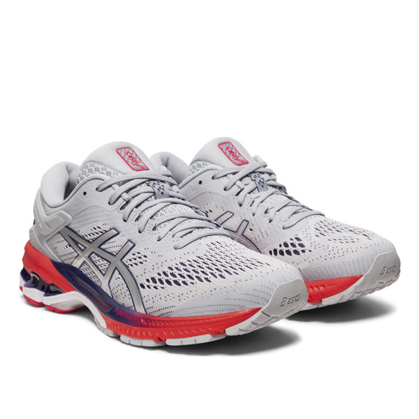 【断码特价】asics亚瑟士k26女款灰色gel-kayano 26 旗舰稳定缓震跑步