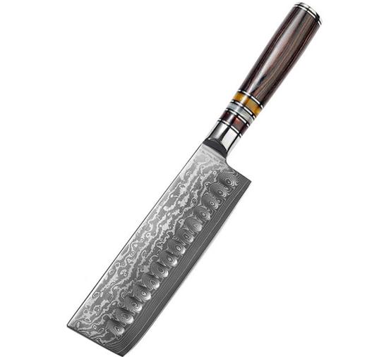 【刀具】大马士革钢刀 7寸新款日式千层不锈钢厨房小菜刀 商品图4