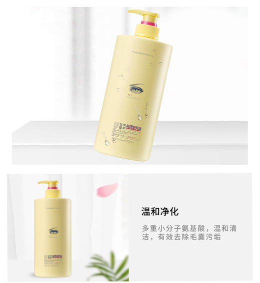 HASERVEY/海瑟薇 氨基酸姜汁洗发水520ML 净屑舒爽JPY带授权招加盟代理 商品图5