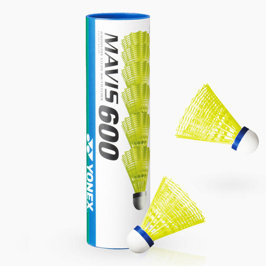 尤尼克斯YONEX M-600 羽毛球 尼龙球 天然软木球头 稳定耐打 6只装 商品图2