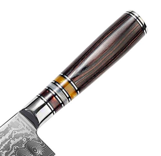 【刀具】大马士革钢刀 7寸新款日式千层不锈钢厨房小菜刀 商品图3