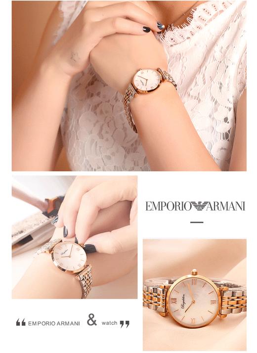 【香港直邮】意大利 EMPORIO ARMANI 阿玛尼时尚简约石英女士手表 AR1683JPY带授权招加盟代理 商品图5