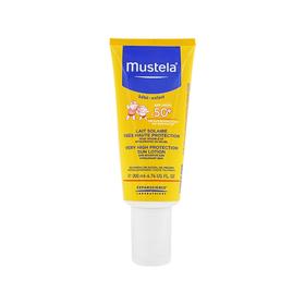【荷兰直邮】Mustela妙思乐法国进口宝宝防晒乳SPF50+ 不含酒精200ml