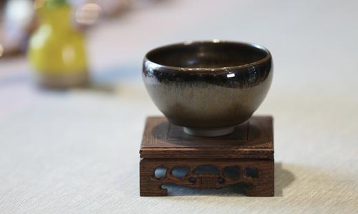 台湾大师 江有庭金宸藏色天目杯 商品图0