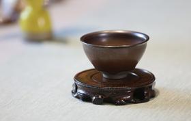 台湾大师 江有庭 金色银莲天目杯