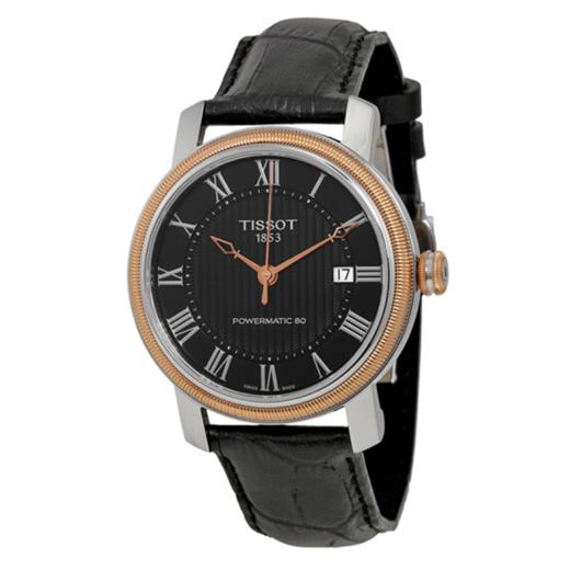 tissot天梭港湾系列皮带80机芯机械男表t097.407.26.053.00