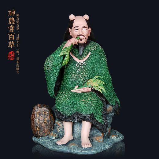 历代名医像孙思邈李时珍张仲景华佗扁鹊葛洪神农中医礼品摆件 商品图3
