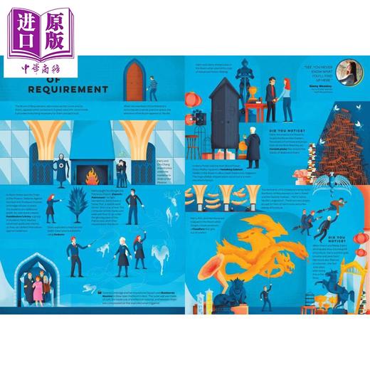 【中商原版】哈利波特：探索霍格华兹 英文原版 Harry Potter: Exploring Hogwarts: An Illustrated Guide Jody Revenson 商品图10