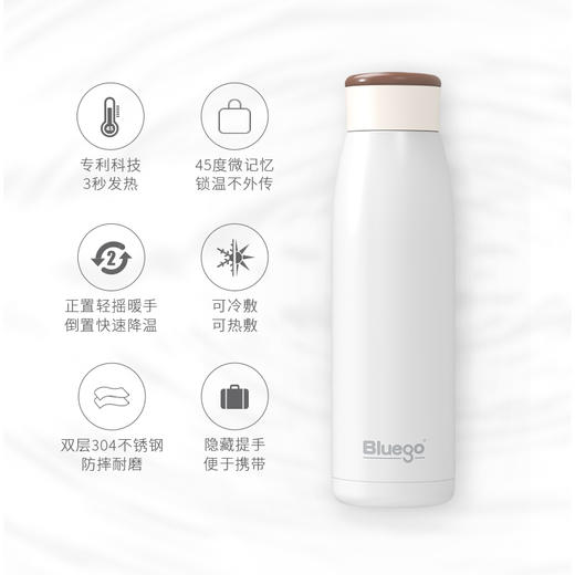 M【摇摇速热暖手保温杯】冷暖魔法杯暖手杯男女便携保温杯创意学生儿童水杯子304不锈钢 商品图10