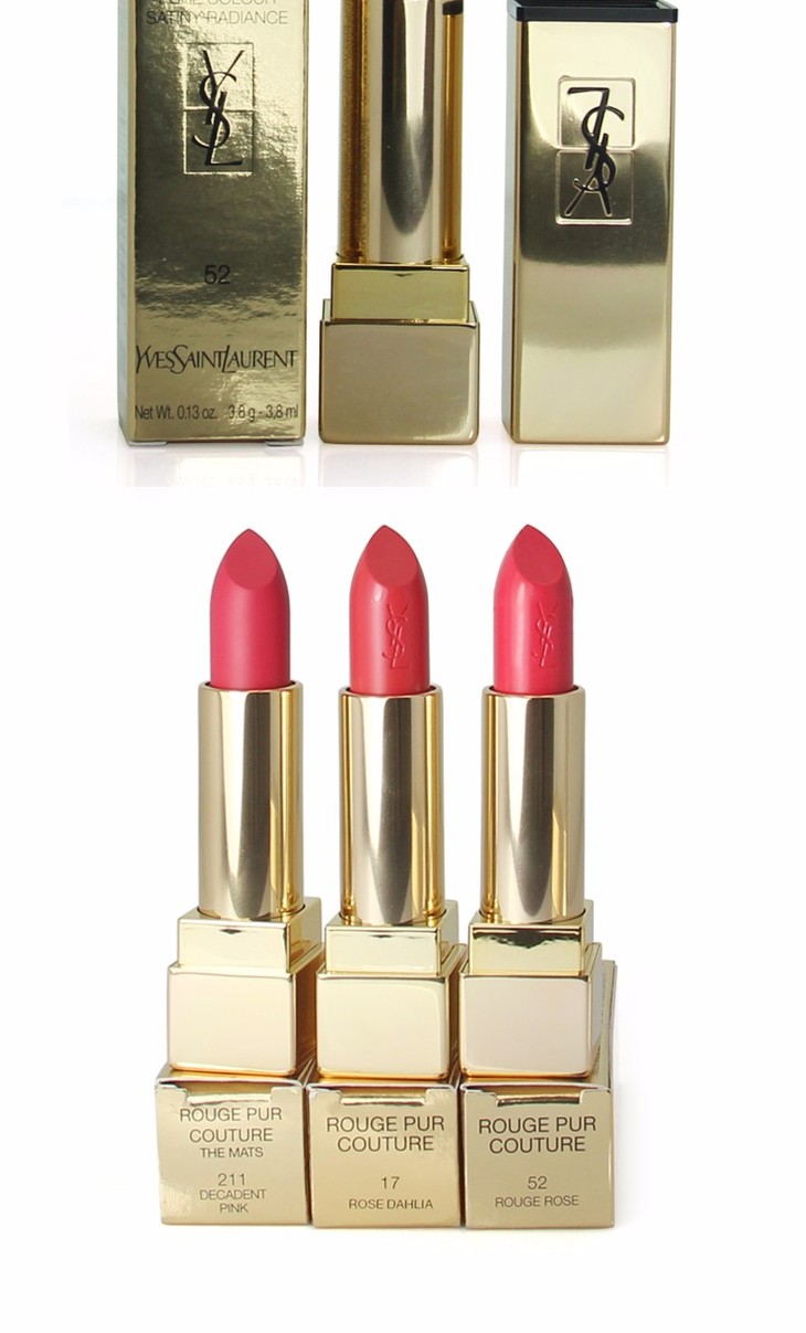 香港直邮法国圣罗兰ysl口红迷魅纯漾方管唇膏38g74