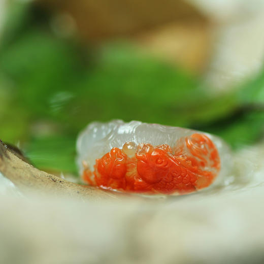 南红荔枝冻戒指 商品图0